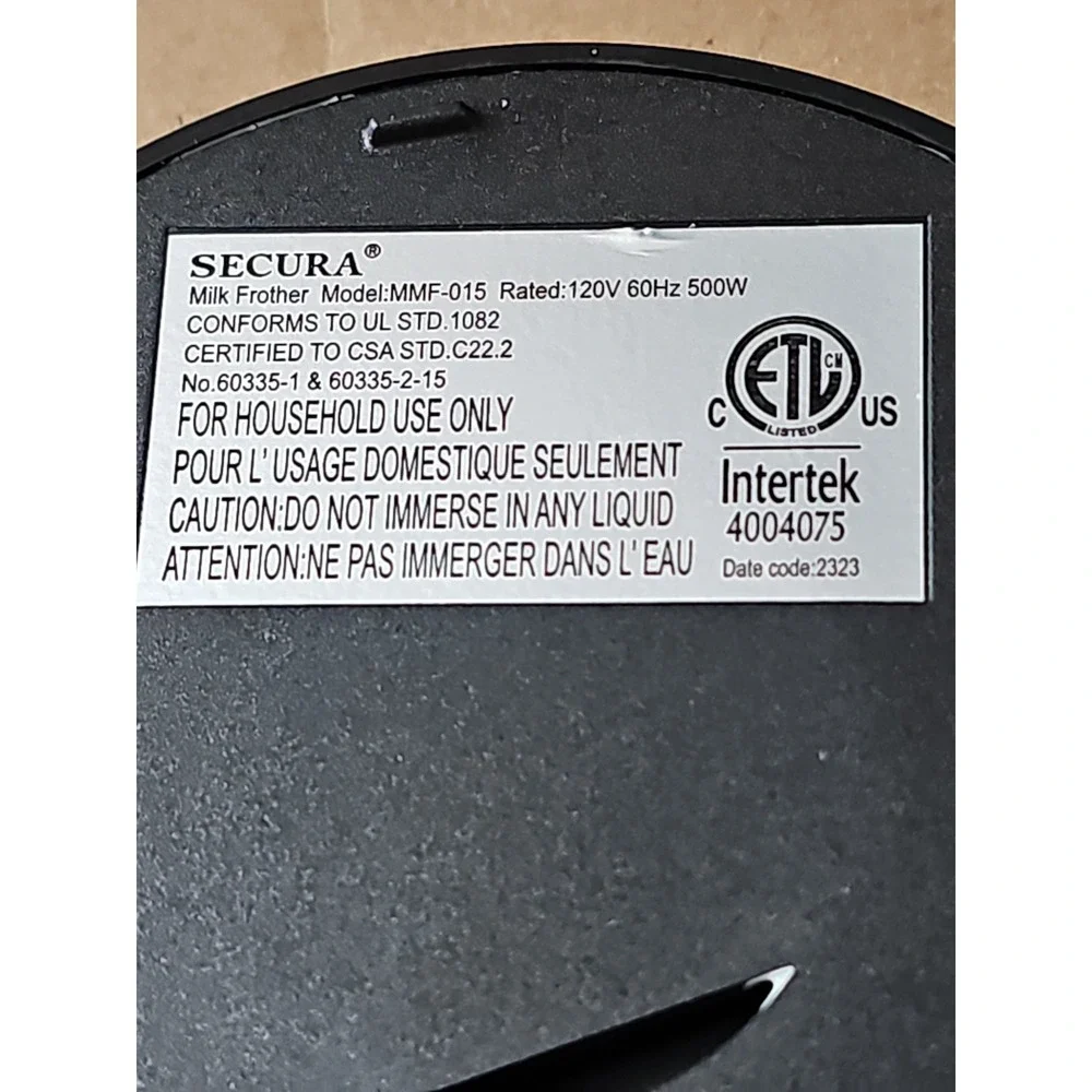 SECURA milk frother